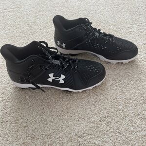 Under Armour Kids Black and White Sneakers